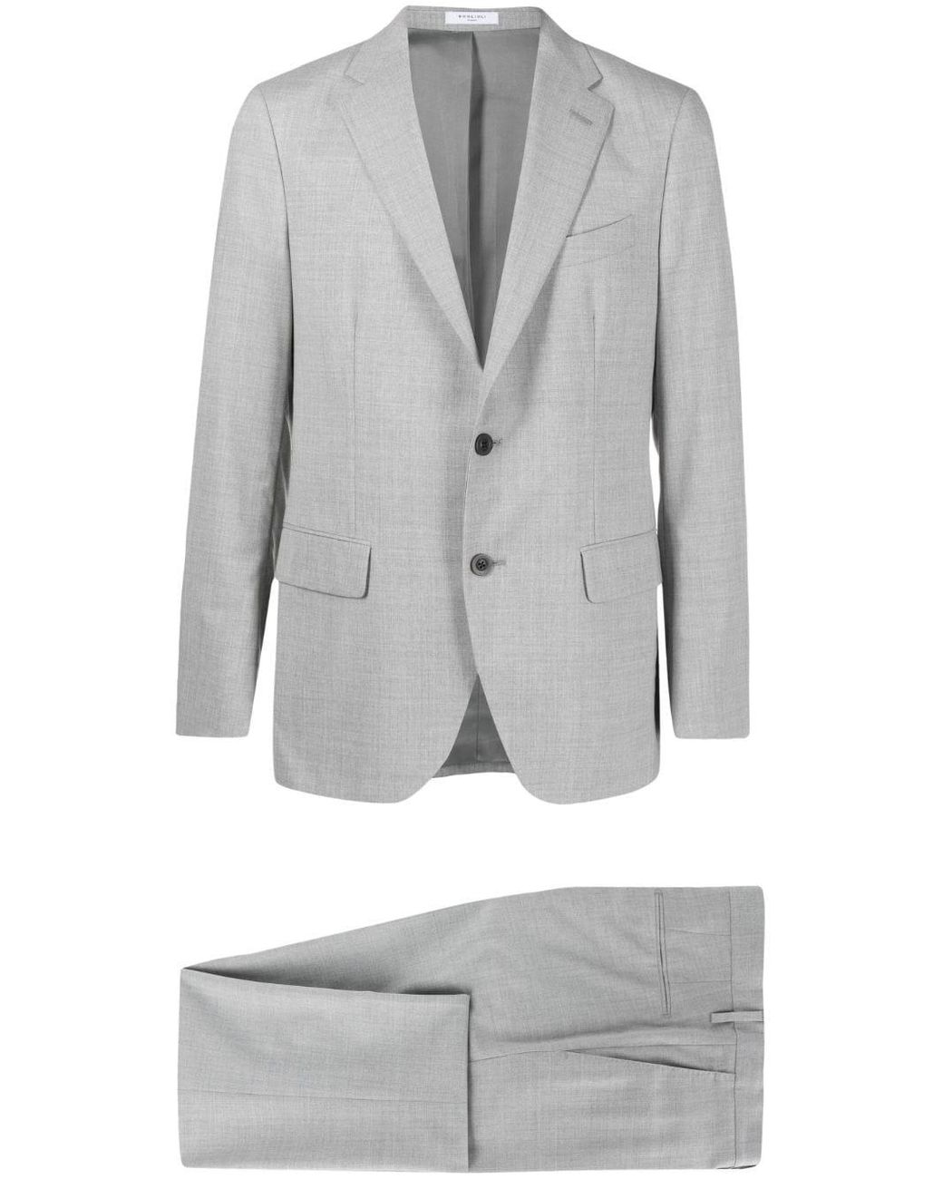 Costume en laine vierge à veste à simple boutonnage Boglioli pour homme en  coloris Gris | Lyst