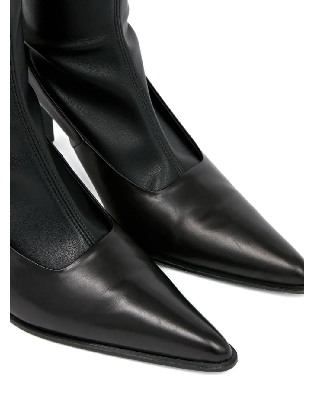 MM6 by Maison Margiela Black Over-The-Knee Boots