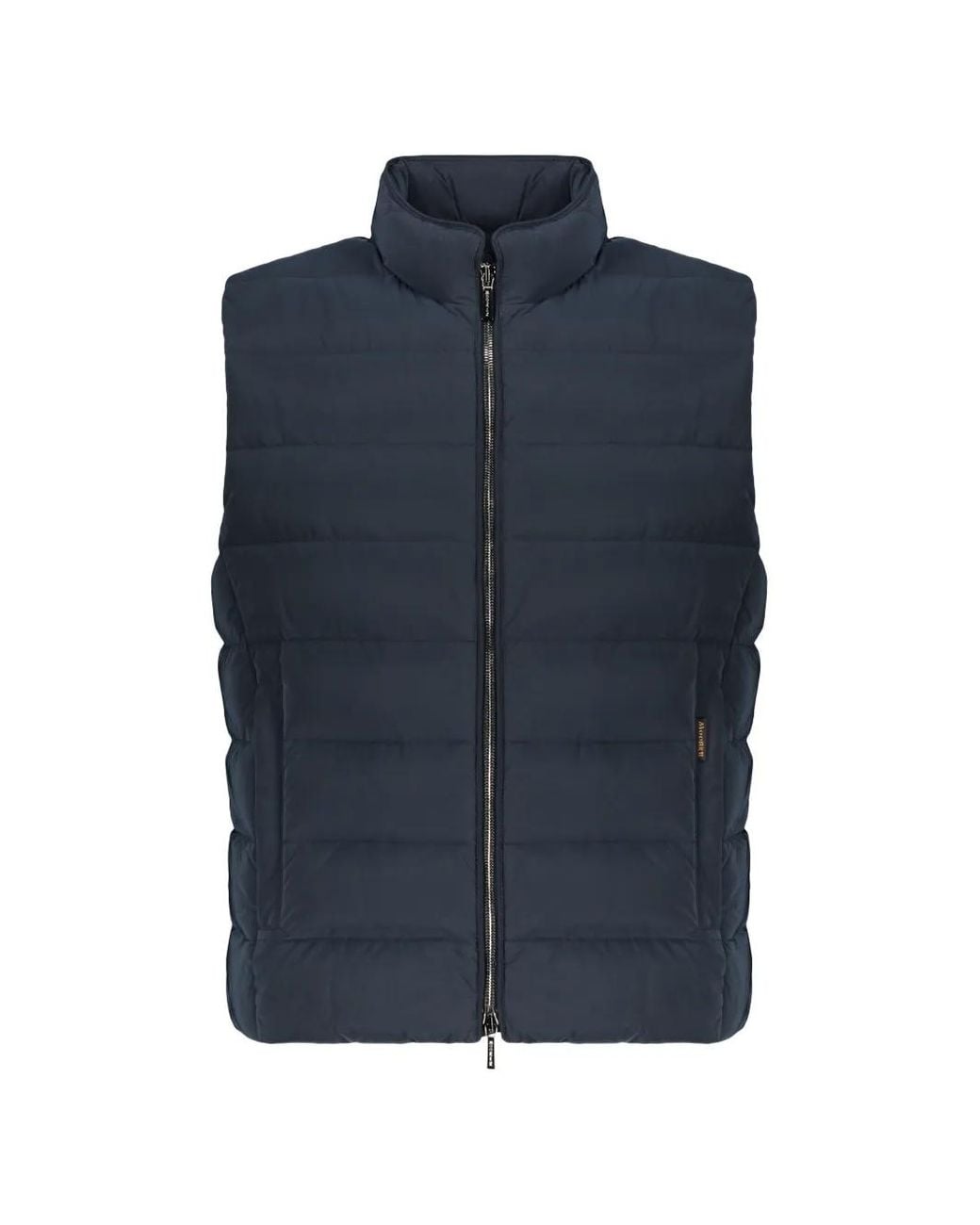 Moorer Blue Oliver-Os Zip-Up Padded Gillet for men