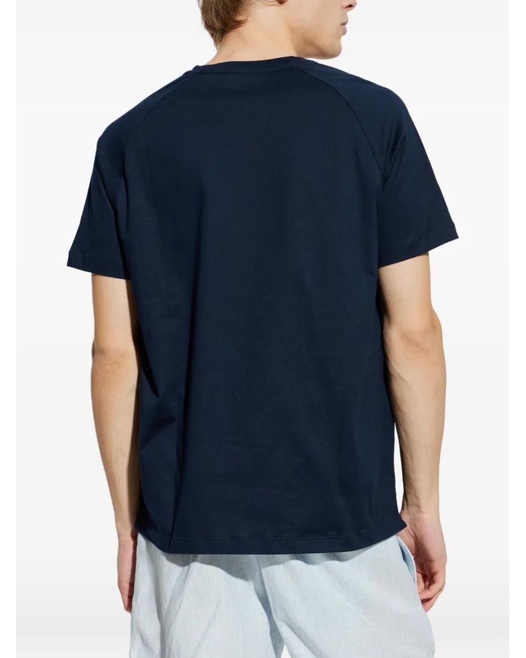 Paul & Shark Blue Logo-Detail T-Shirt for men
