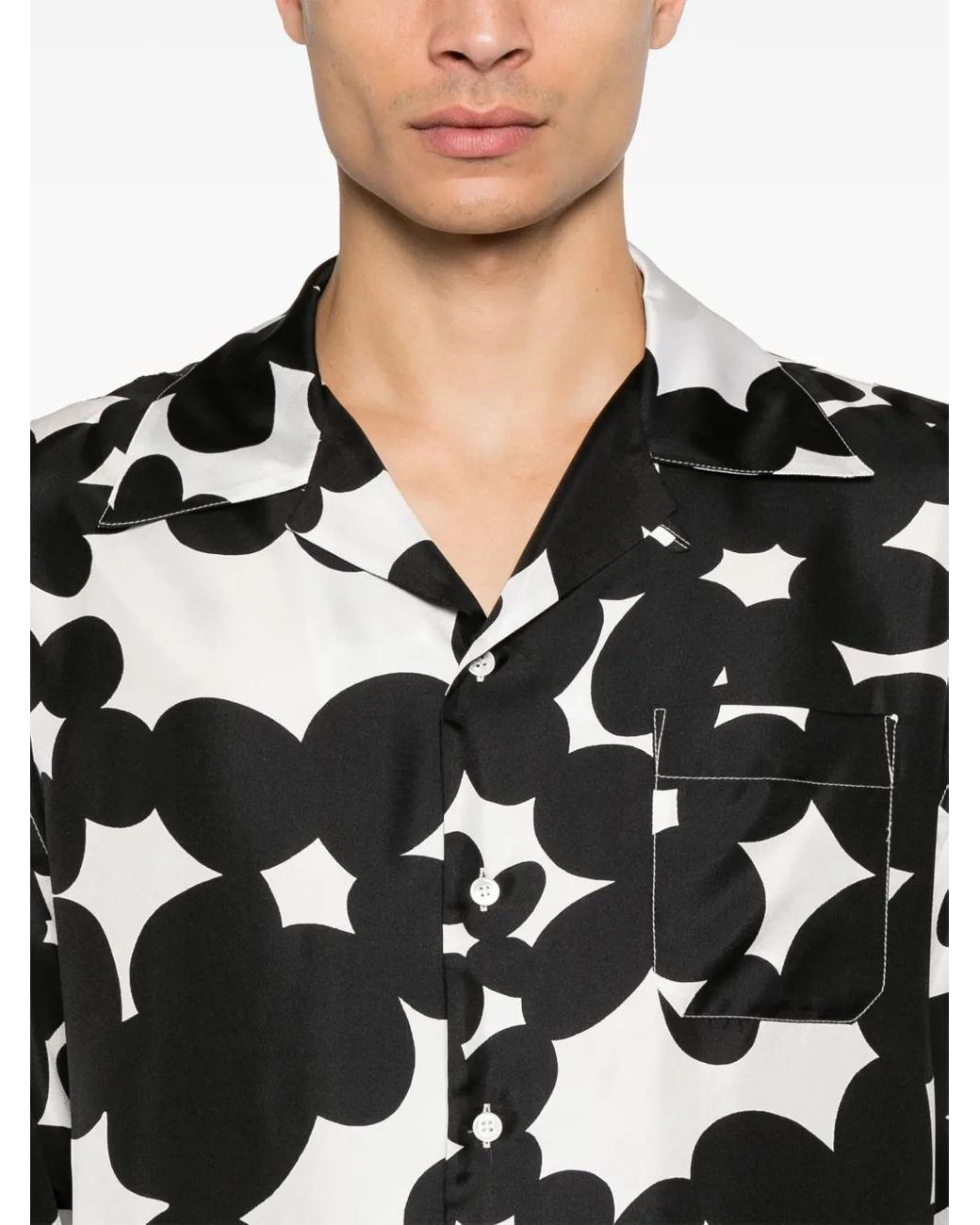 Marni Black Short Sleeve Shirts for men