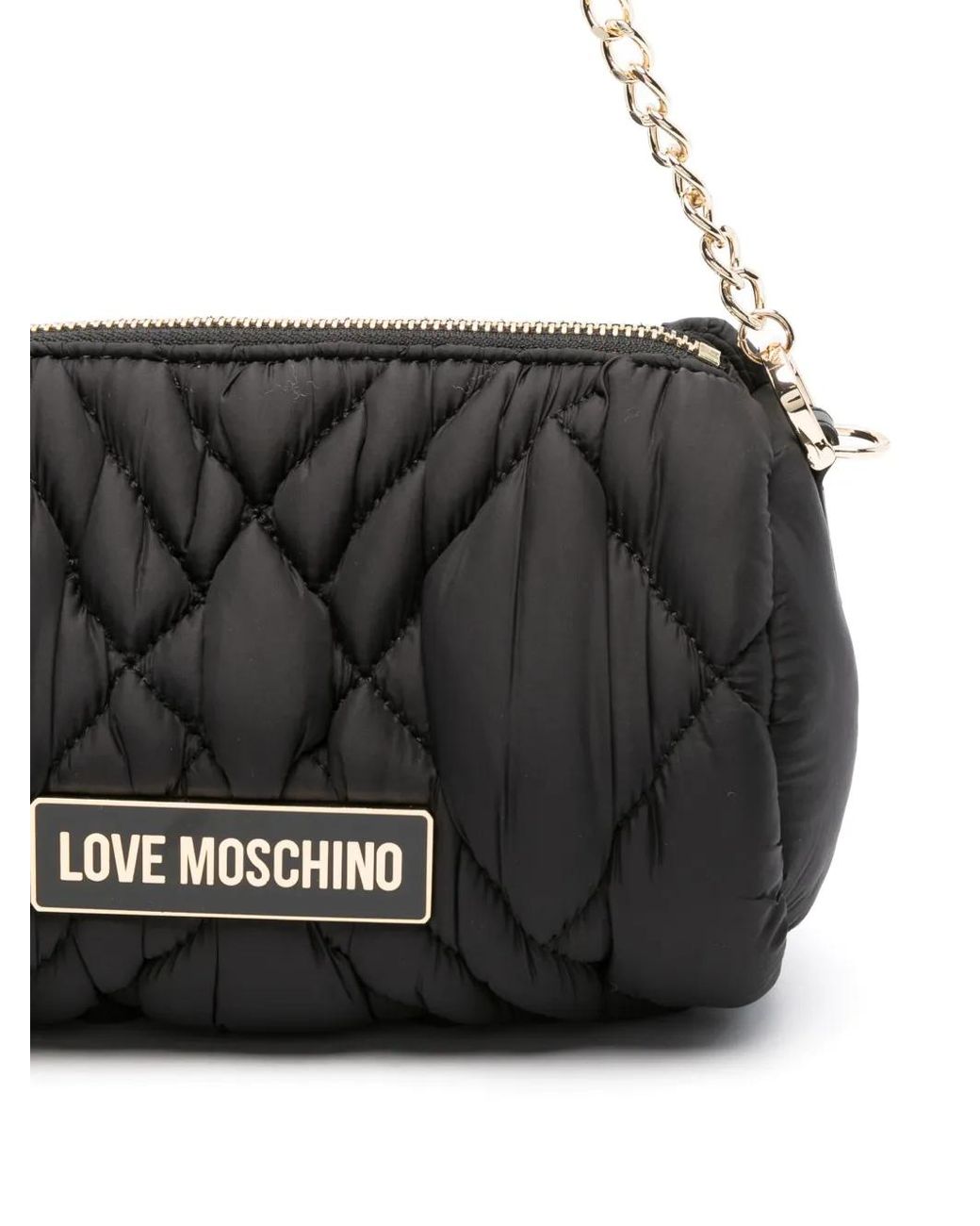 Love Moschino Black Quilted Tote Bag