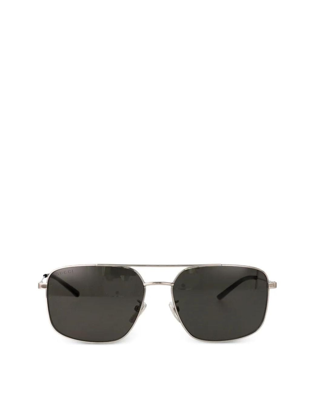 Gucci Gray Square-Frame Sunglasses for men