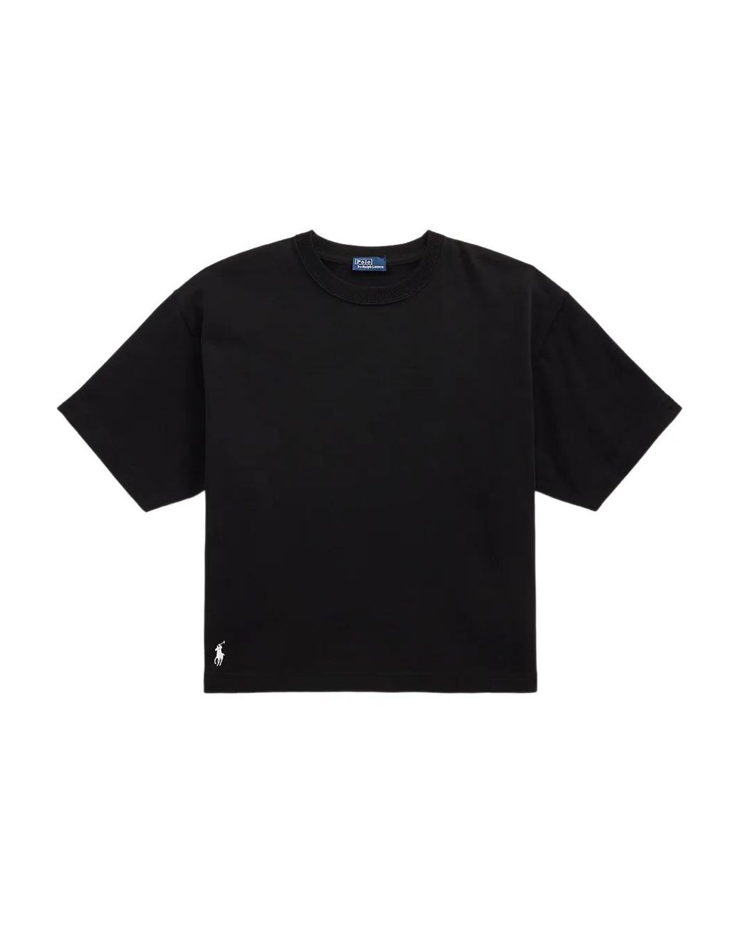 Polo Ralph Lauren Black Polo Pony-Embroidered T-Shirt