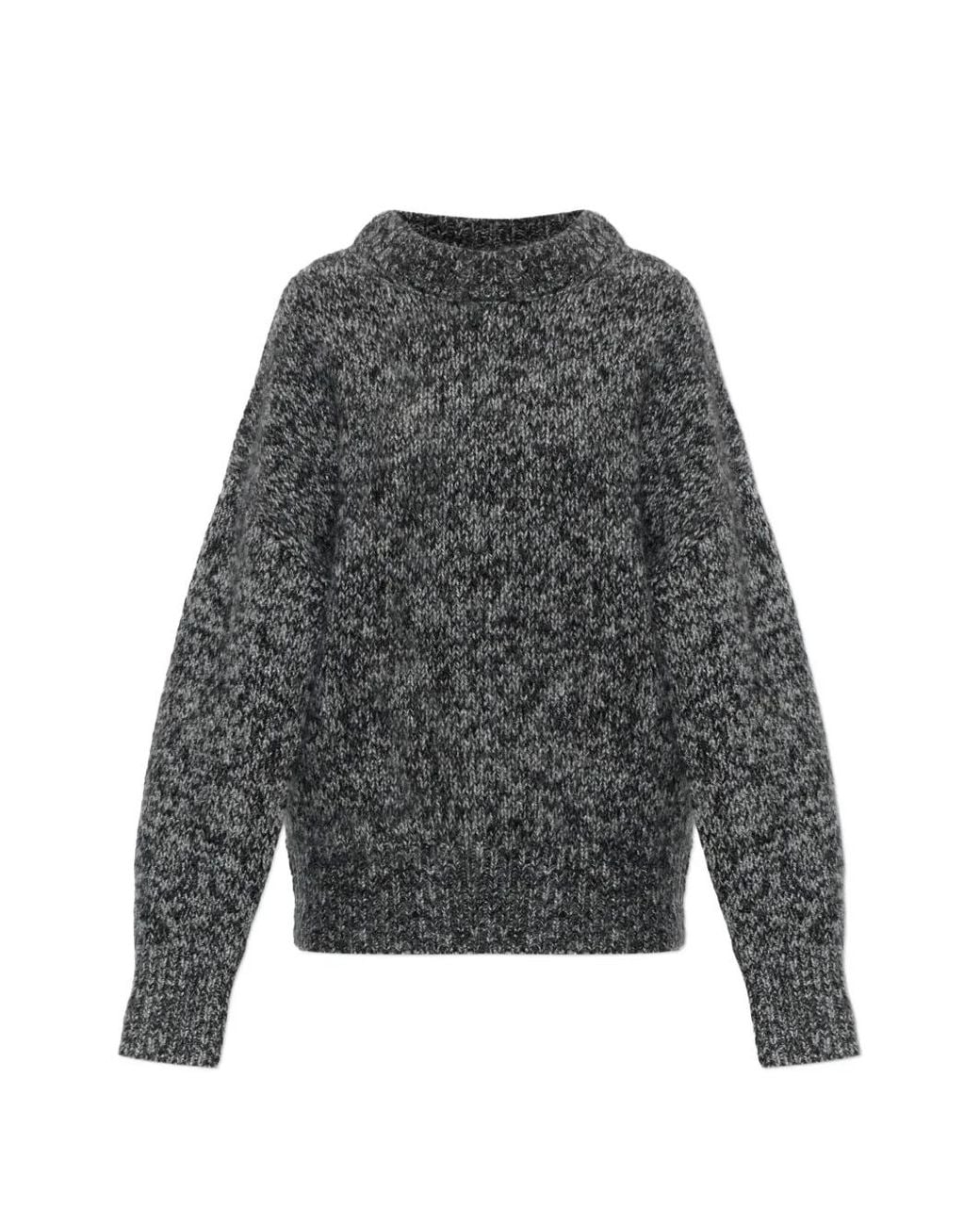 Rethinkit Studios Gray Melange-Effect Wool-Blend Sweater