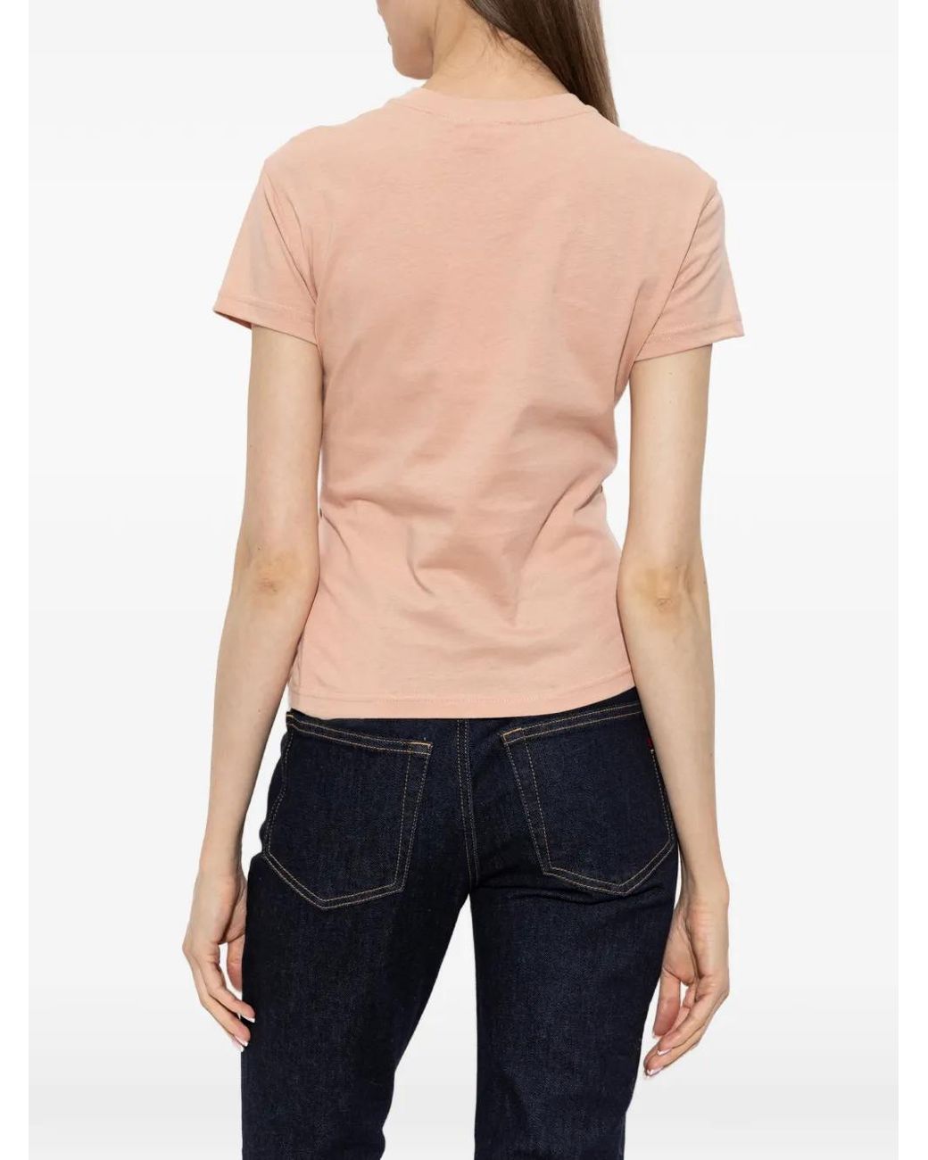 DIESEL Pink Logo-Print Short-Sleeve T-Shirt