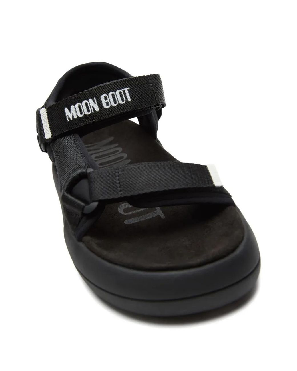 Moon Boot Black Super Sandals
