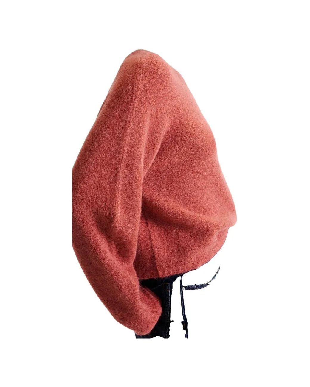 Marella Red Brushed-Finish Sweater