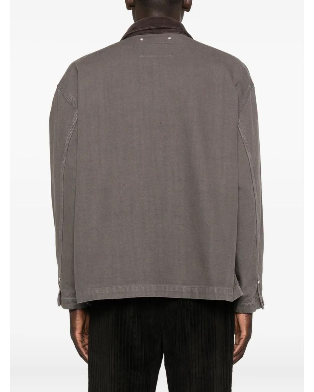 KENZO Brown Patch-Pocket Cotton Jacket for men