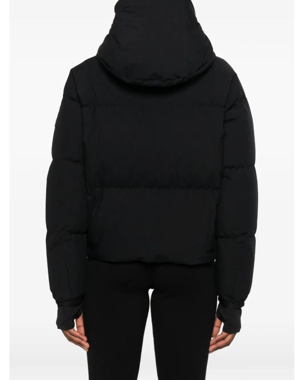 Moncler Black Allesaz Hooded Puffer Jacket