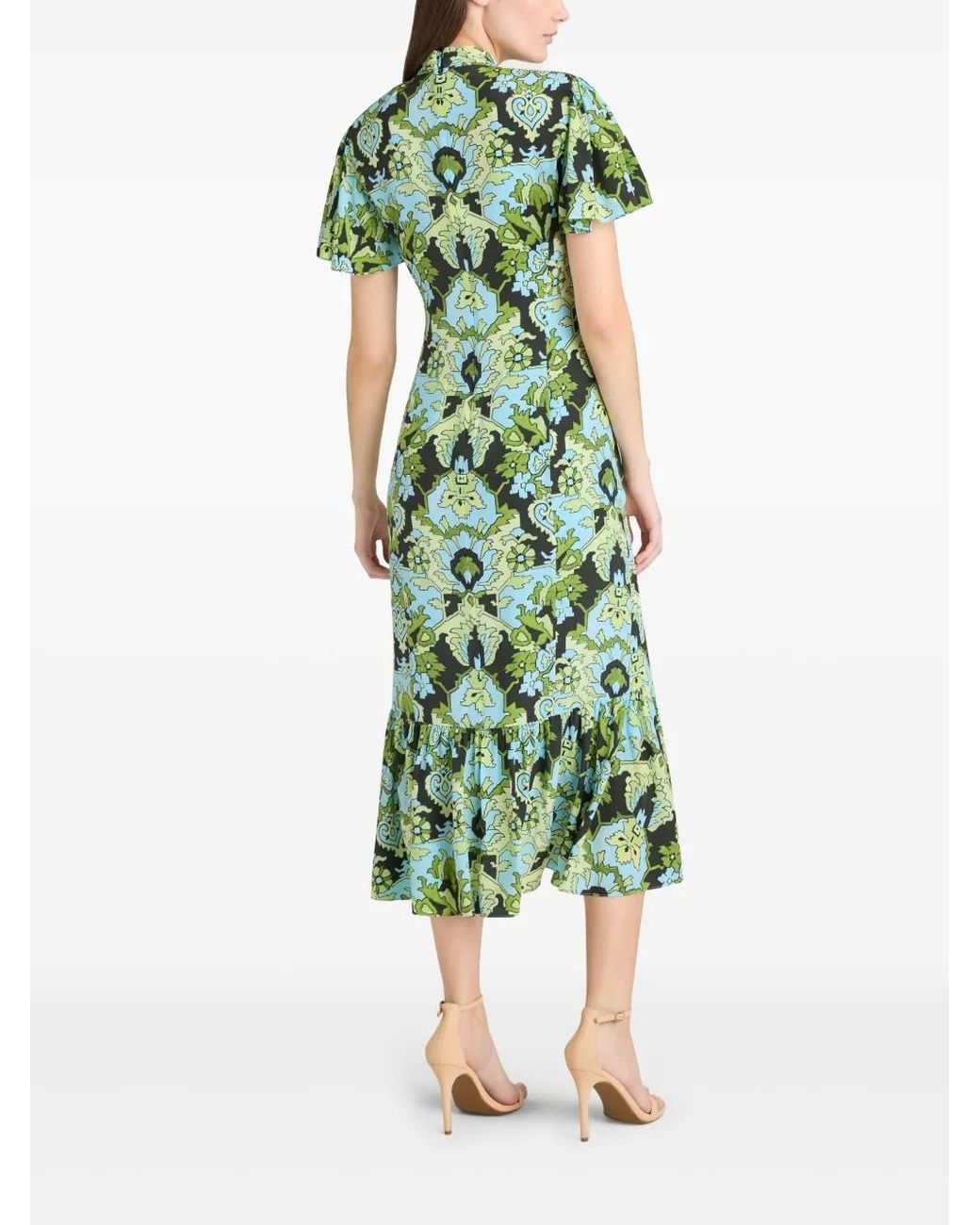 Cinq À Sept Green Peeta Dress