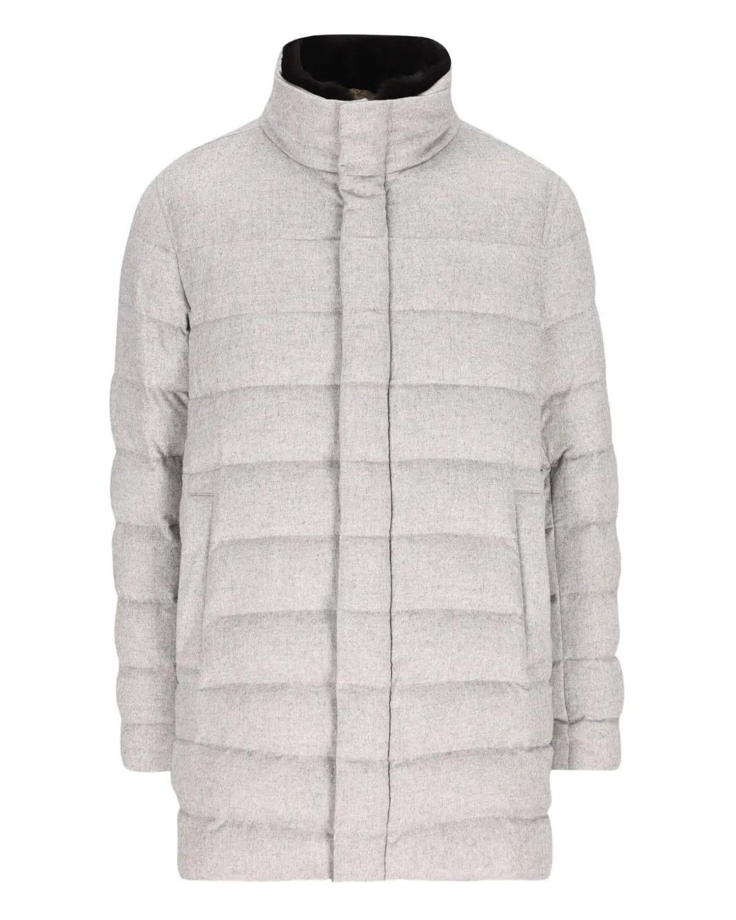 Herno Gesteppter Daunenmantel in White für Herren