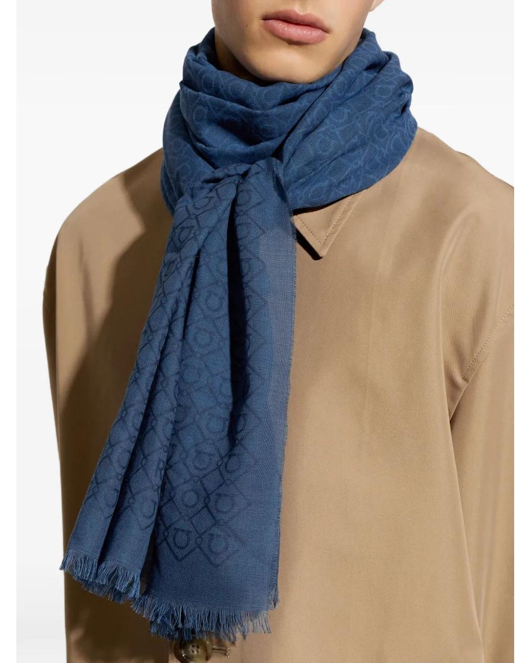 Sciarpa di Ferragamo in Blue da Uomo