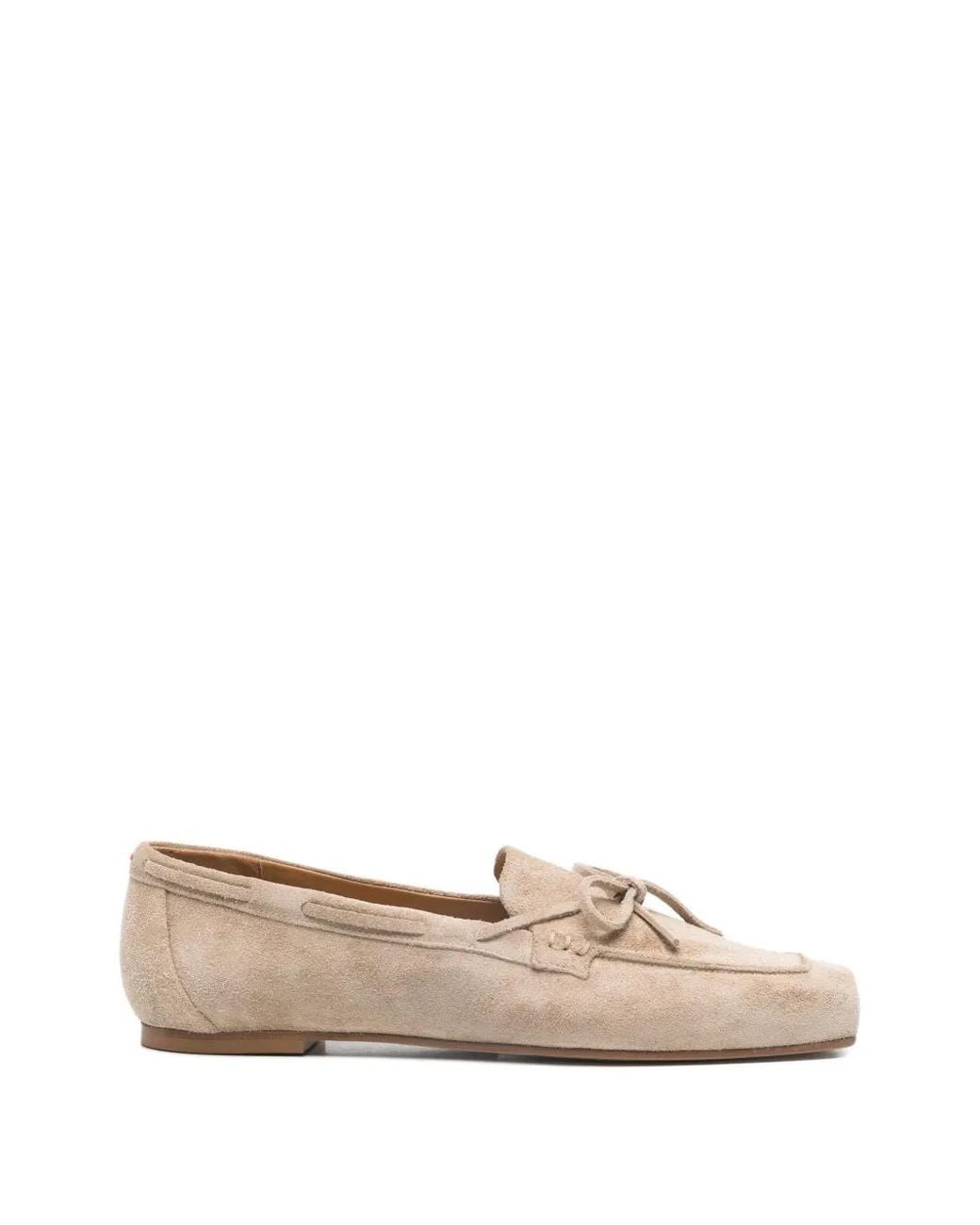 Aeyde Natural Jasper Moccasin Loafers