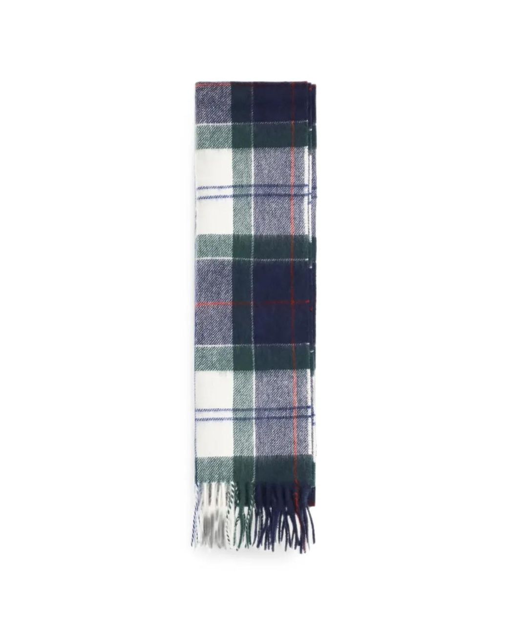 Barbour Blue Schal Mit Schottenkaromuster
