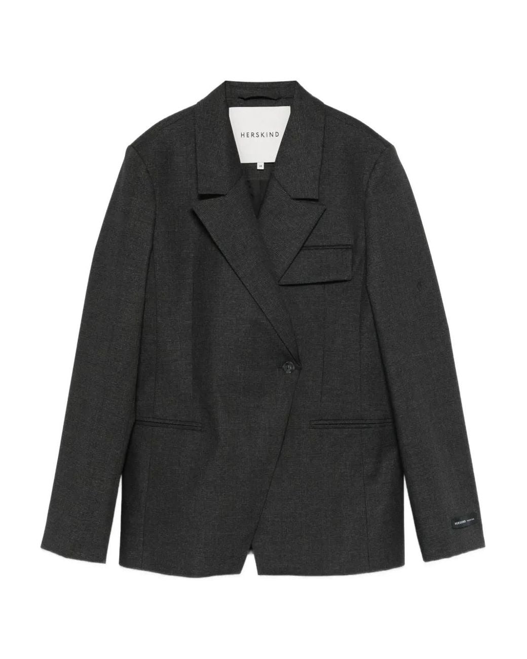 Herskind Black Asymmetric Pocket Jacket