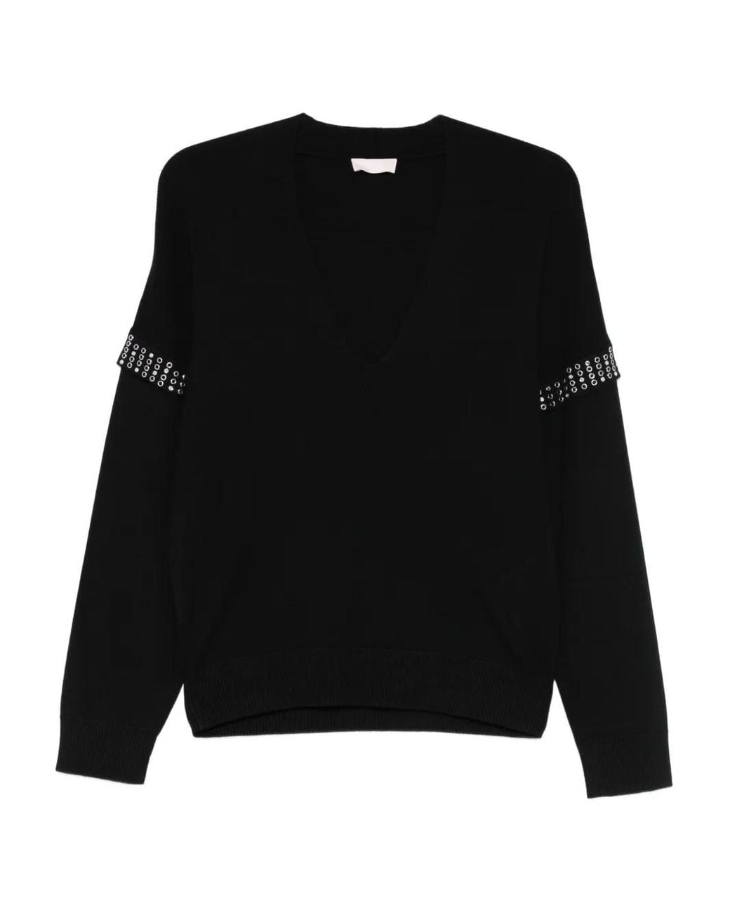 Pull À Détails D'Œillets Liu Jo en coloris Black