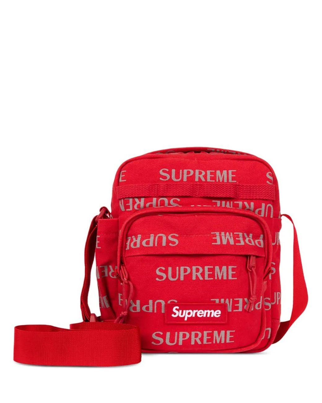 Supreme Red Sac Porté Épaule À Logo Imprimé for men