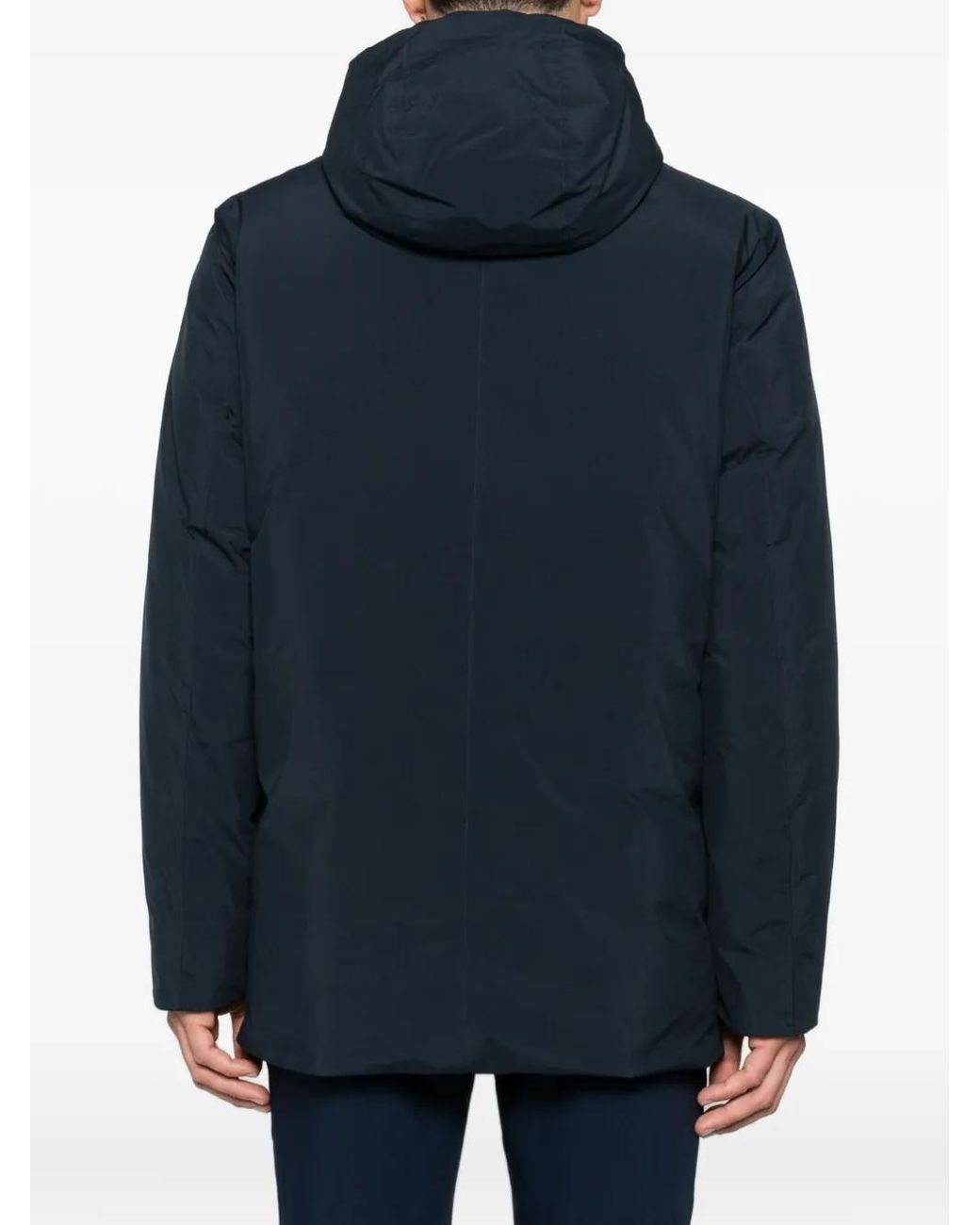 Chaqueta Con Capucha Woolrich de hombre de color Blue