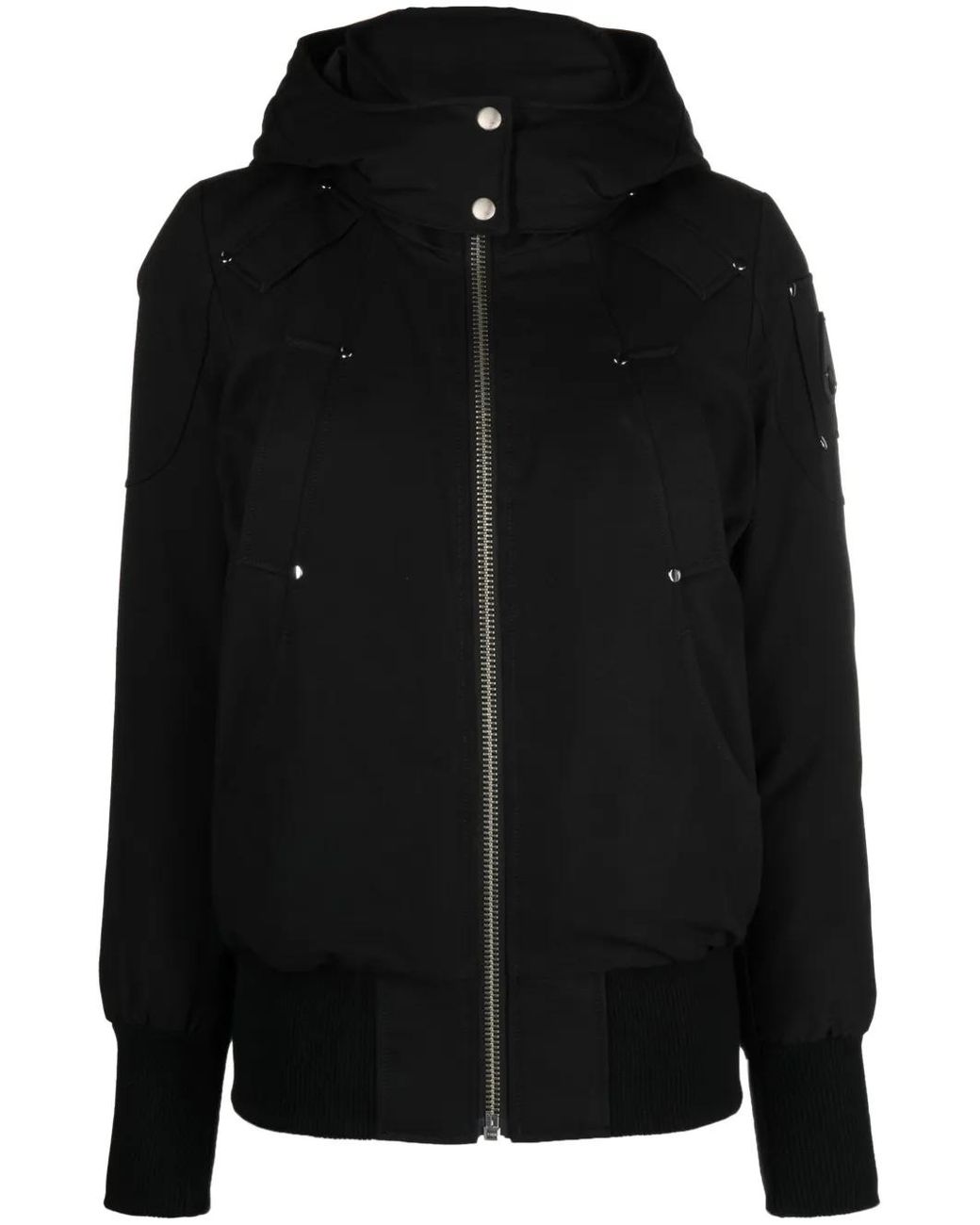 Moose Knuckles Jack Met Capuchon in het Black