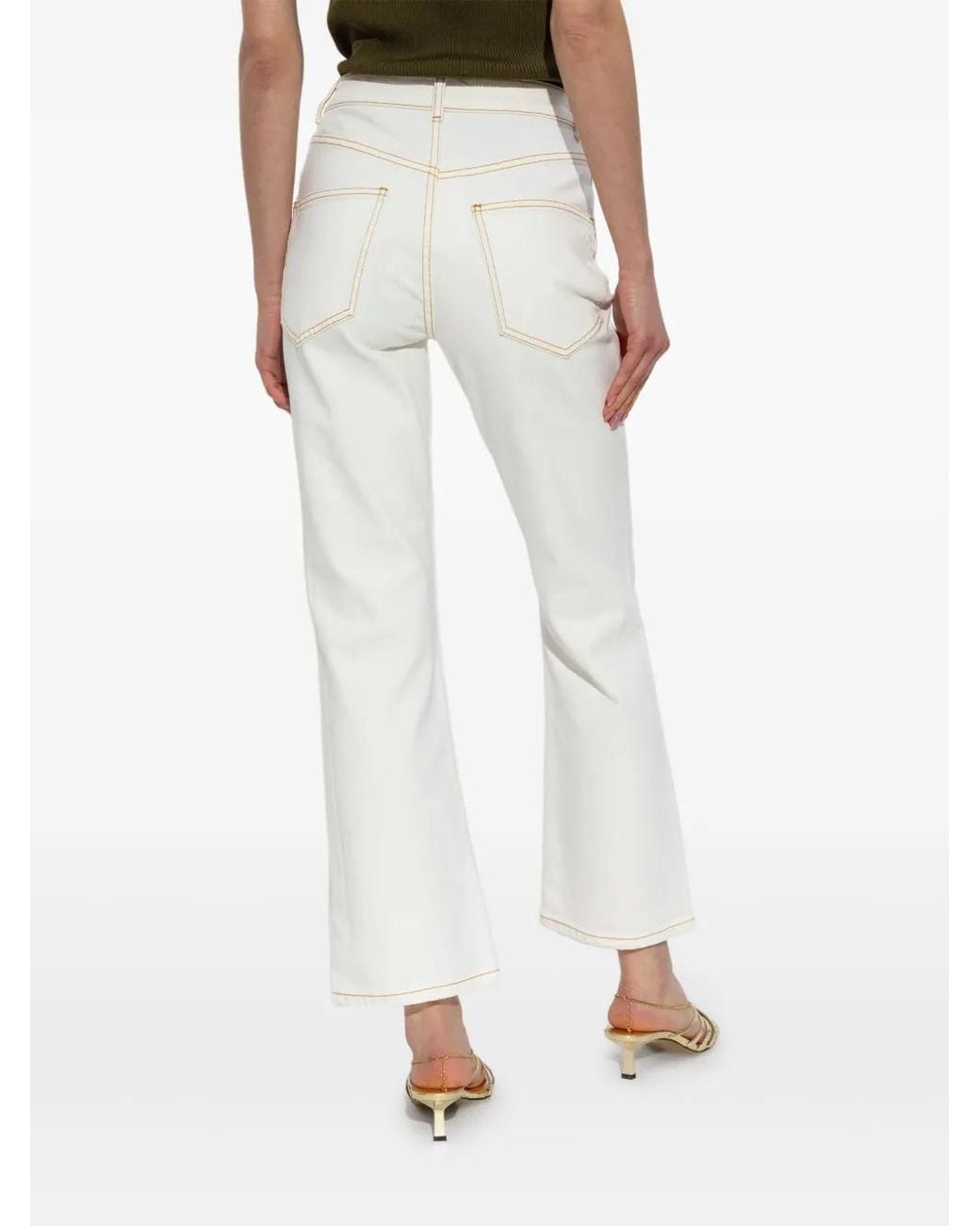 Tory Burch White Jeans