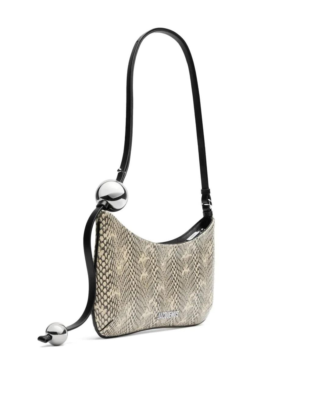 Jacquemus Metallic Le Bisou Perle Shoulder Bag
