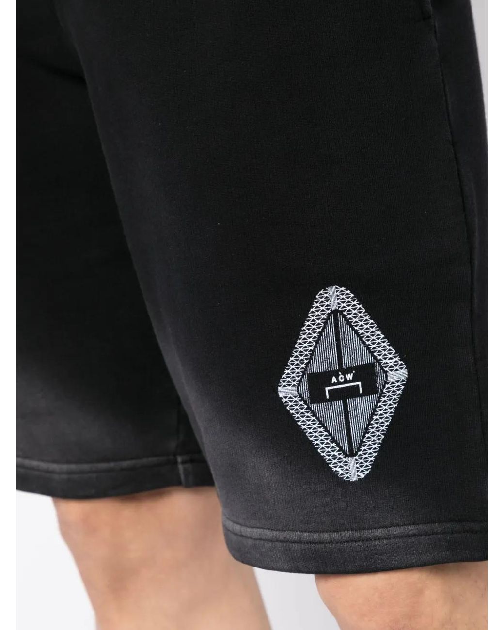 A_COLD_WALL* Black Elasticated-Waist Track Shorts for men
