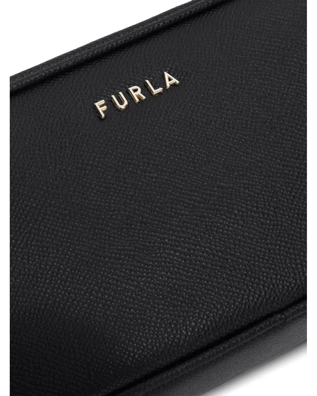 Furla Black Xl Classic Logo-Detail Crossbody Bag