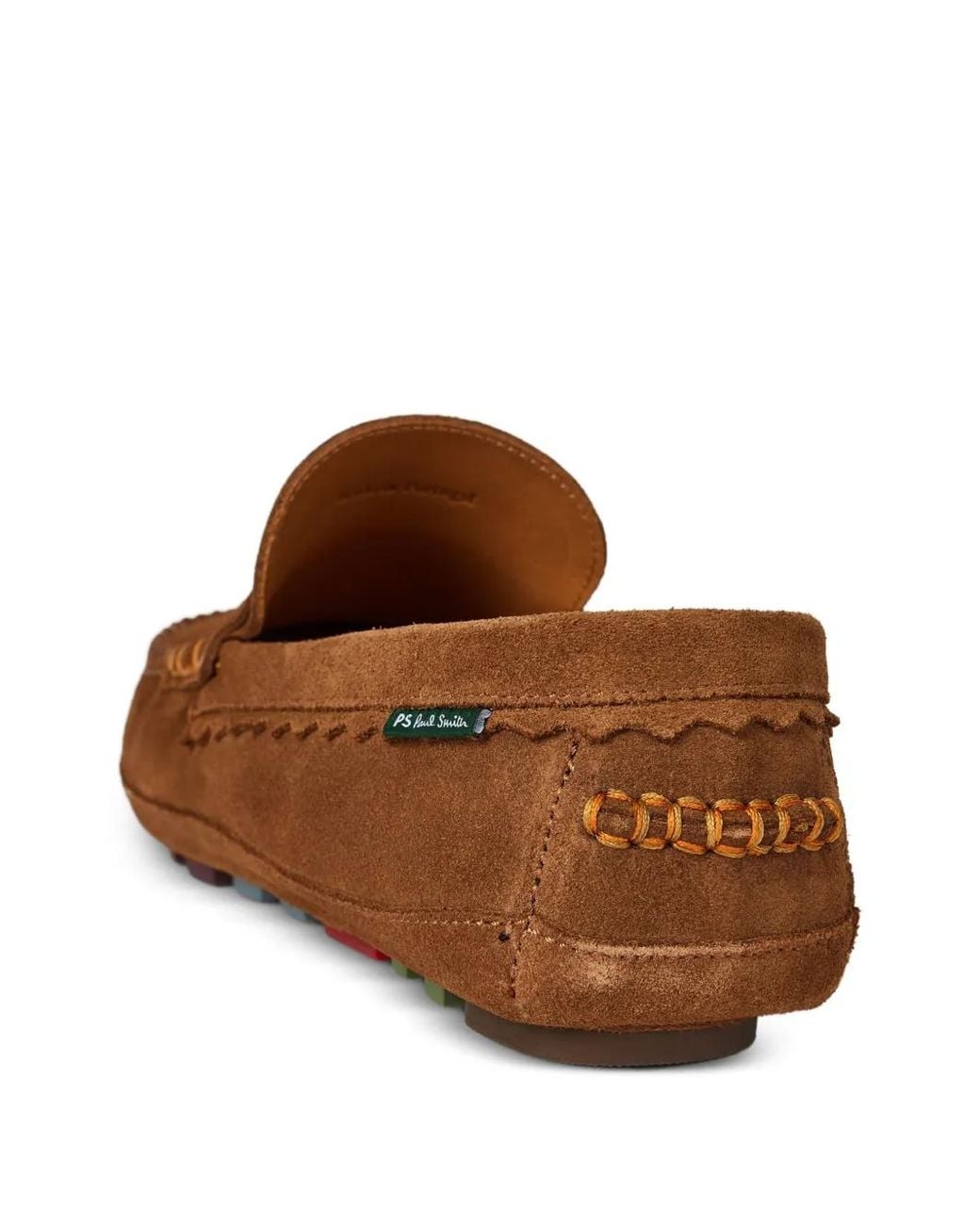 Paul Smith Brown Stitching Trim Loafers for men