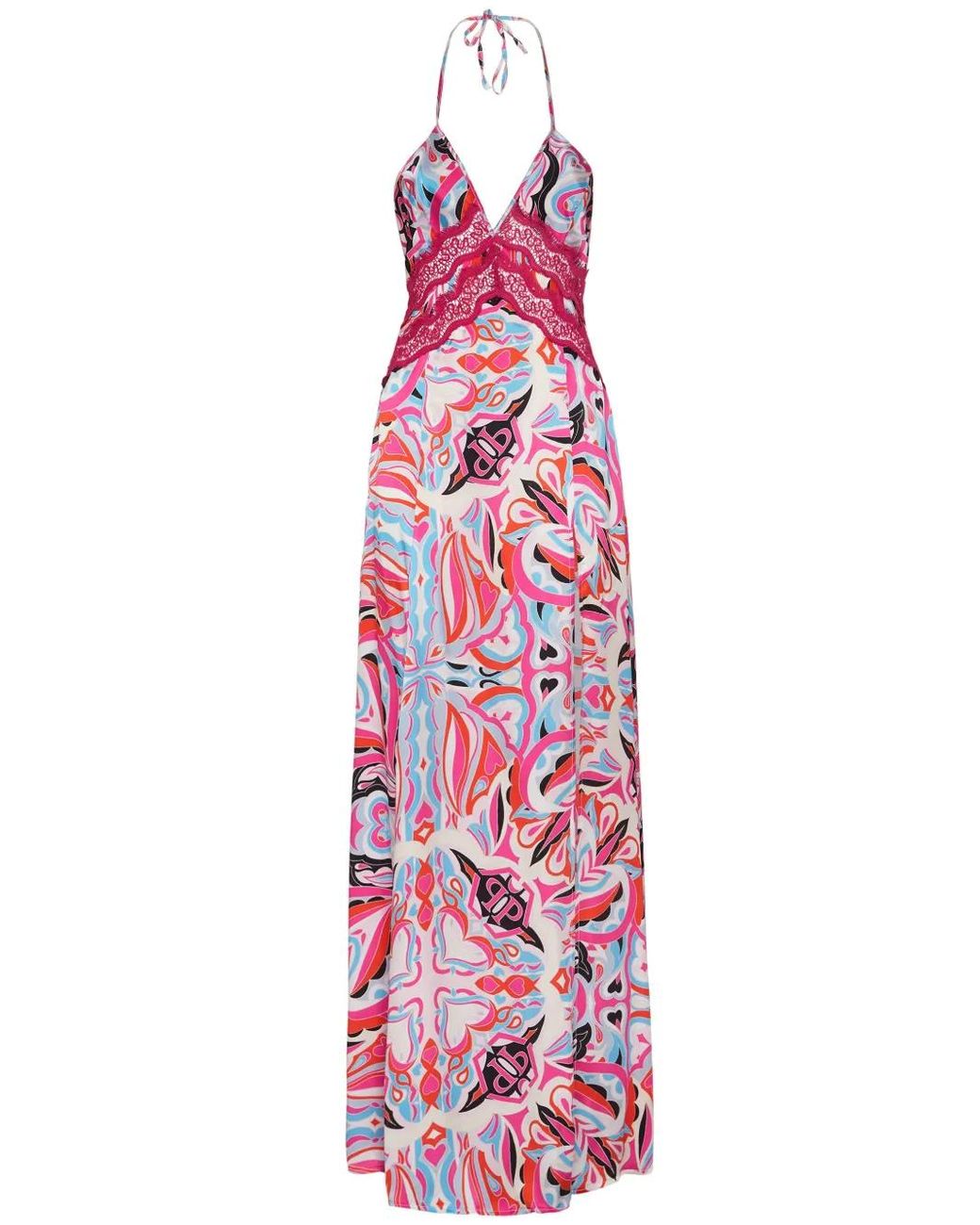 Philipp Plein Pink Maxi Dress