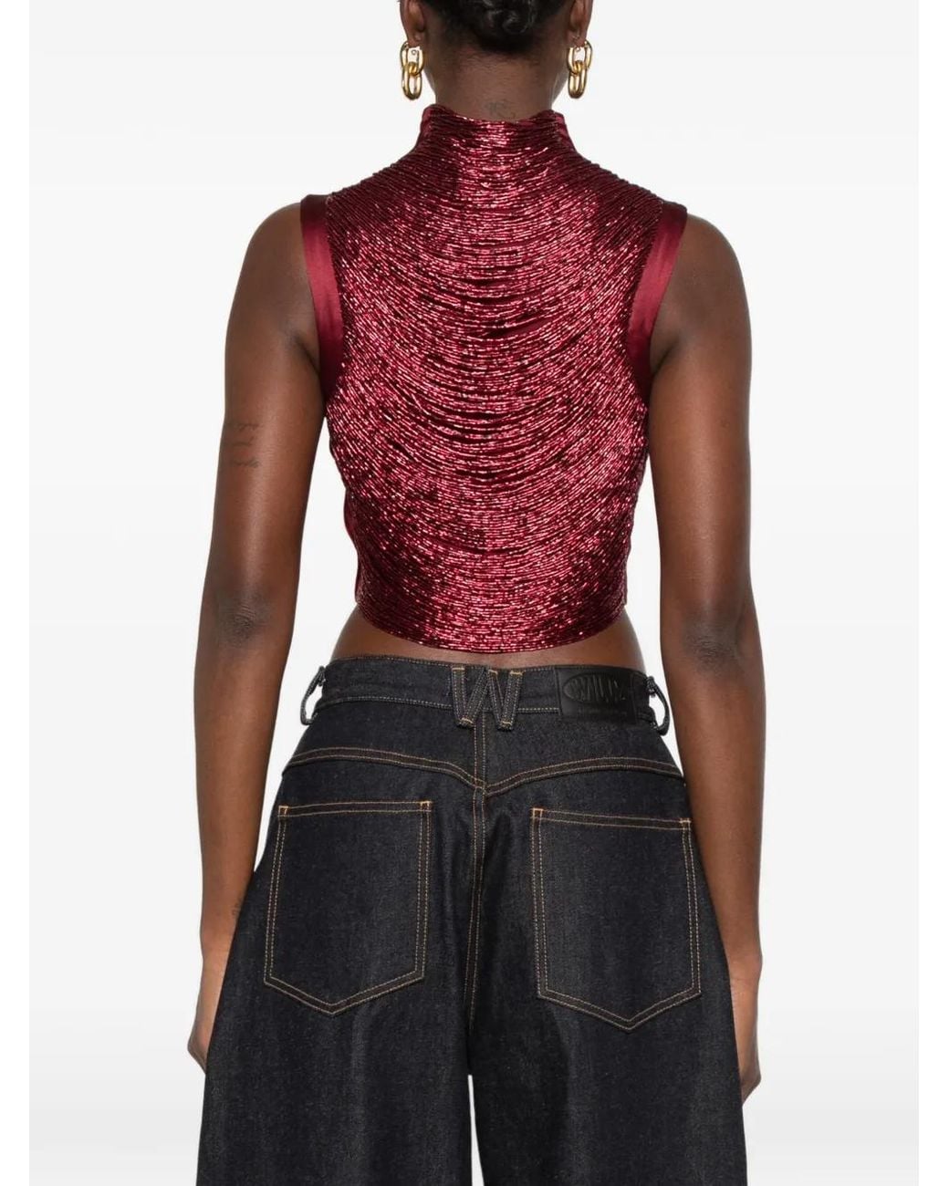 Cult Gaia Red Tops