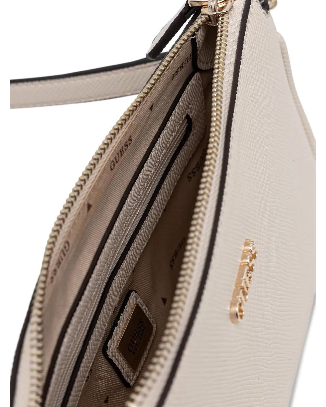 Guess Natural Mini Noelle Logo Cross Body Bag