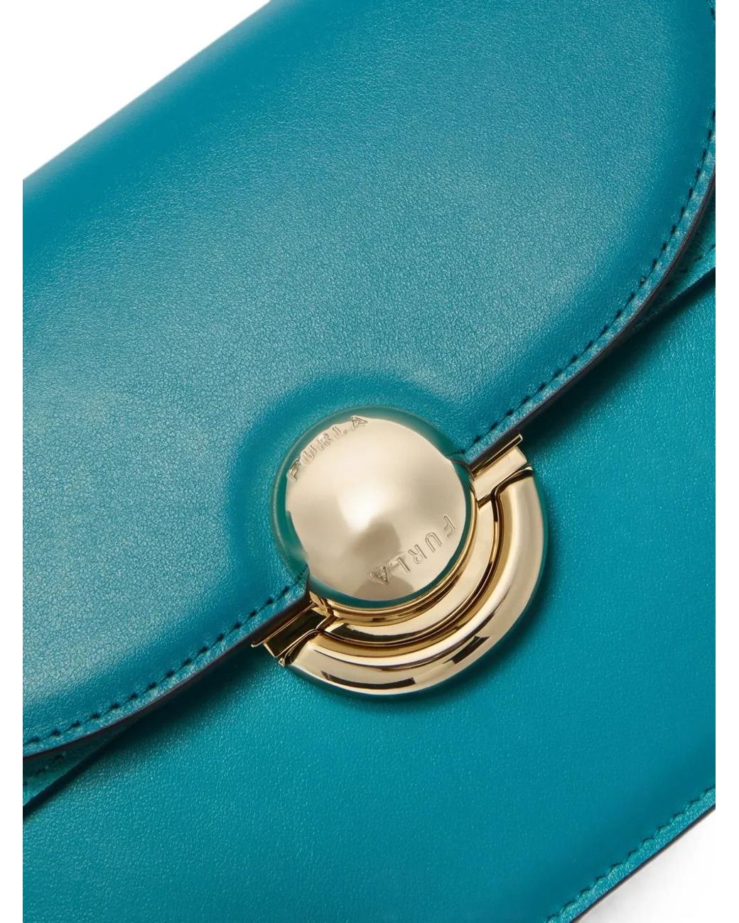 Furla Blue Mini Sfera Crossbody Bag