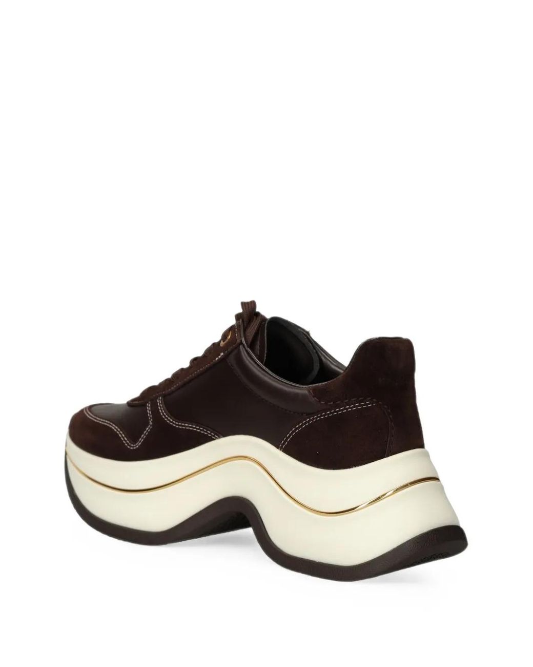 MICHAEL Michael Kors Brown Platform Paneled Sneakers