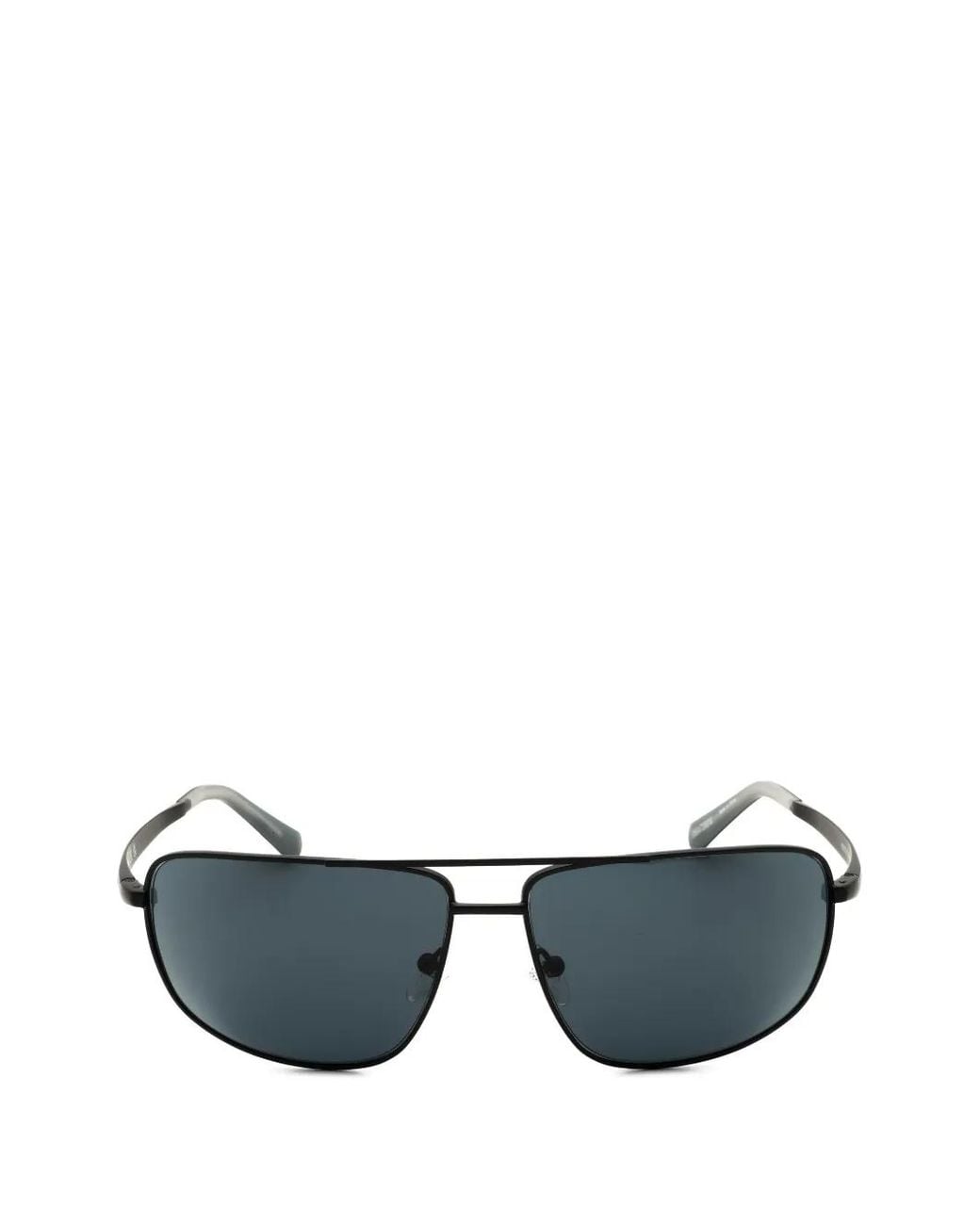 Harley Davidson Blue Rectangle-Frame Sunglasses for men