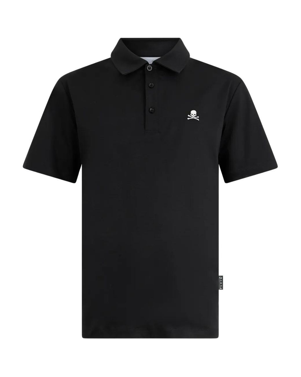 Philipp Plein Black Logo Polo Shirt for men