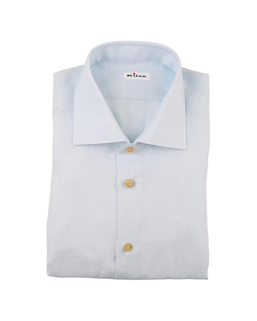 Kiton White Chemise À Boutonnière for men