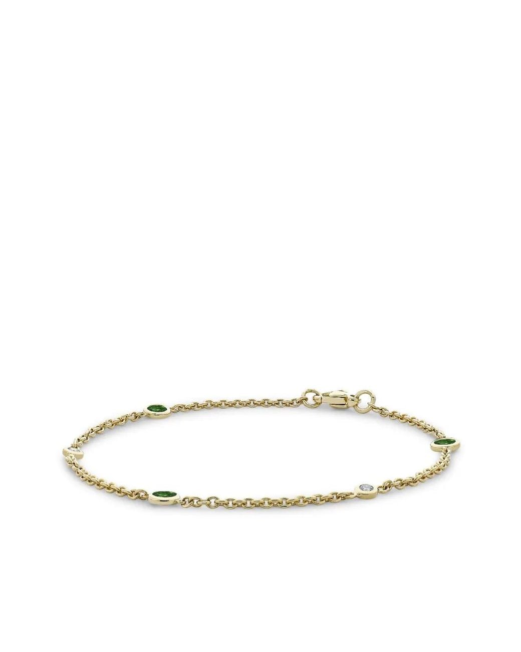 Pragnell White 18Kt Sundance Emerald And Diamond Bracelet