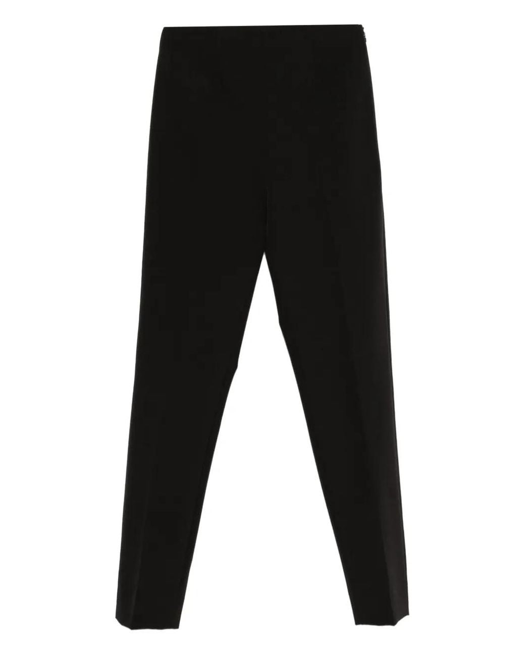 PT Torino Black Straight-Leg Trousers