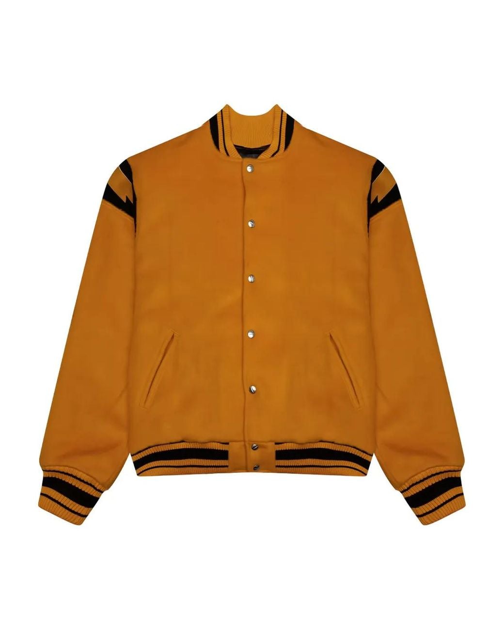 Rhude Brown Logo-Detail Bomber Jacket for men