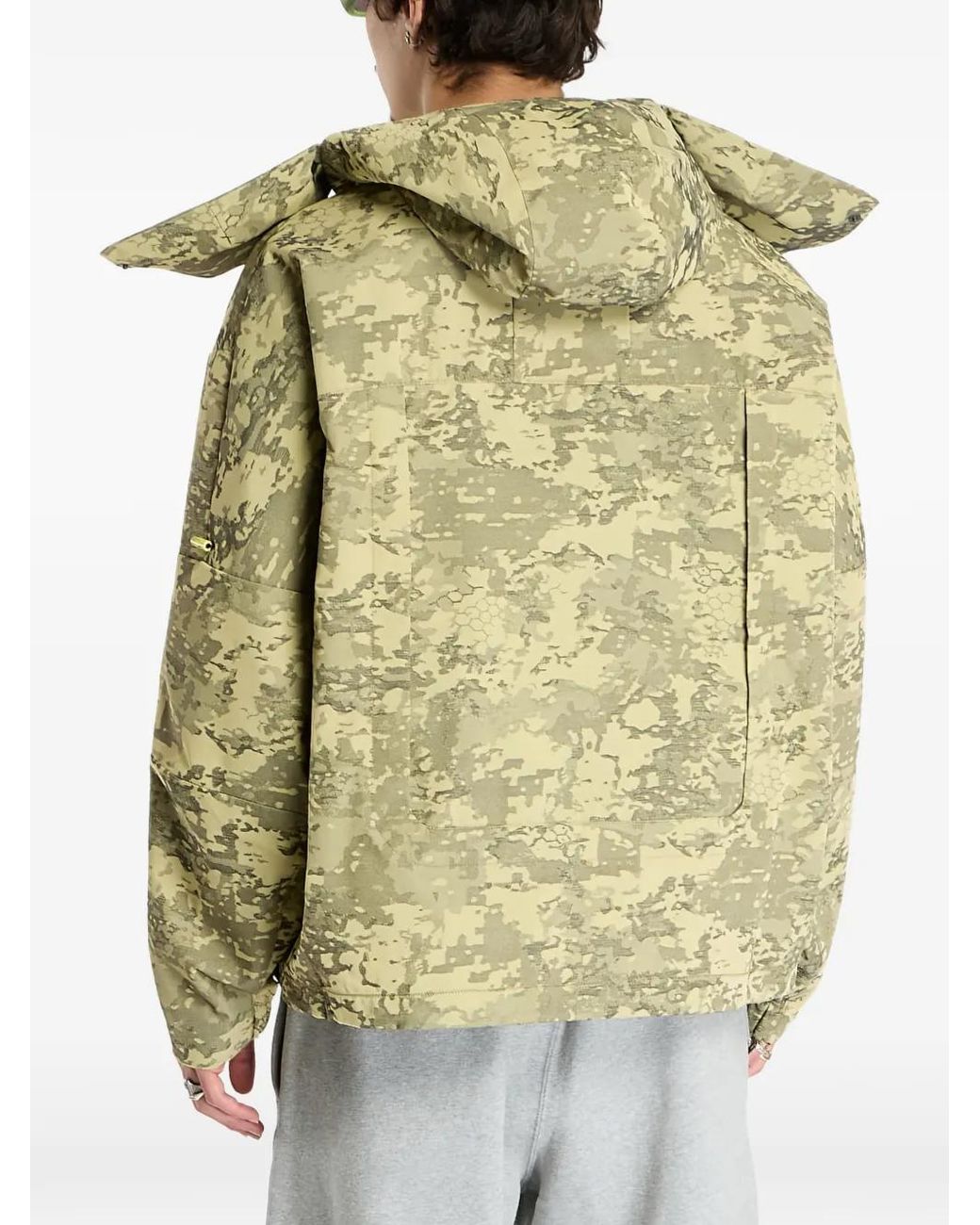 Nike Green Camouflage-Pattern Jacket for men