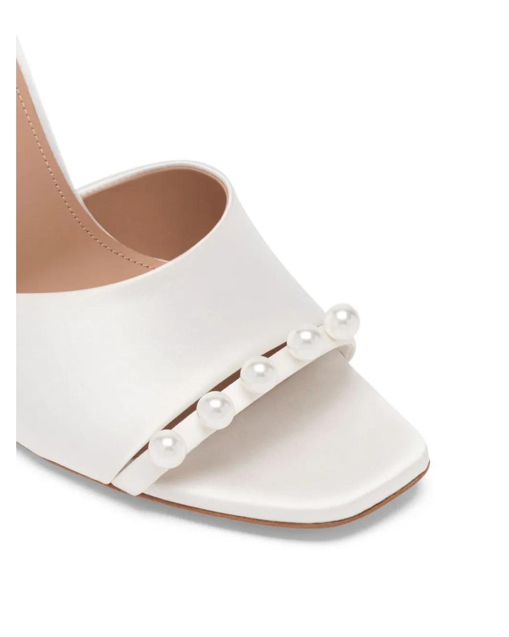 Malone Souliers White Roxanne Embellished Sandals