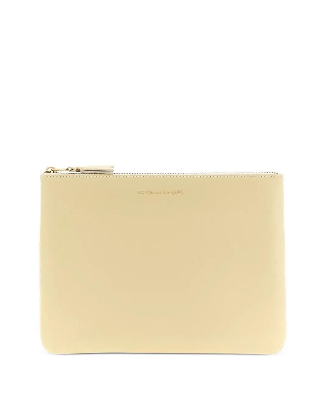 Comme des Garçons Natural Logo-Detail Leather Wallet for men