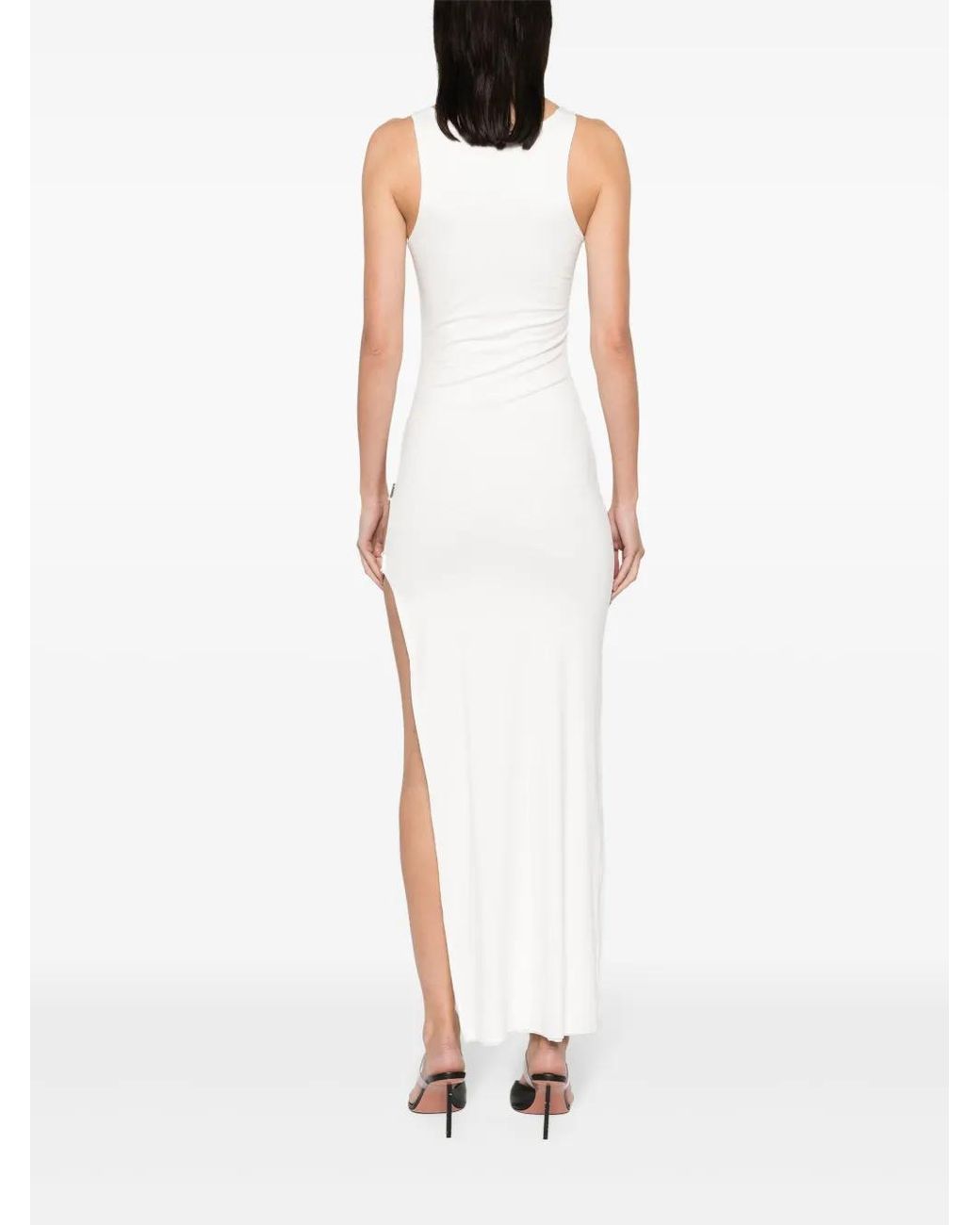 MANURI White Satellite Maxi Dress