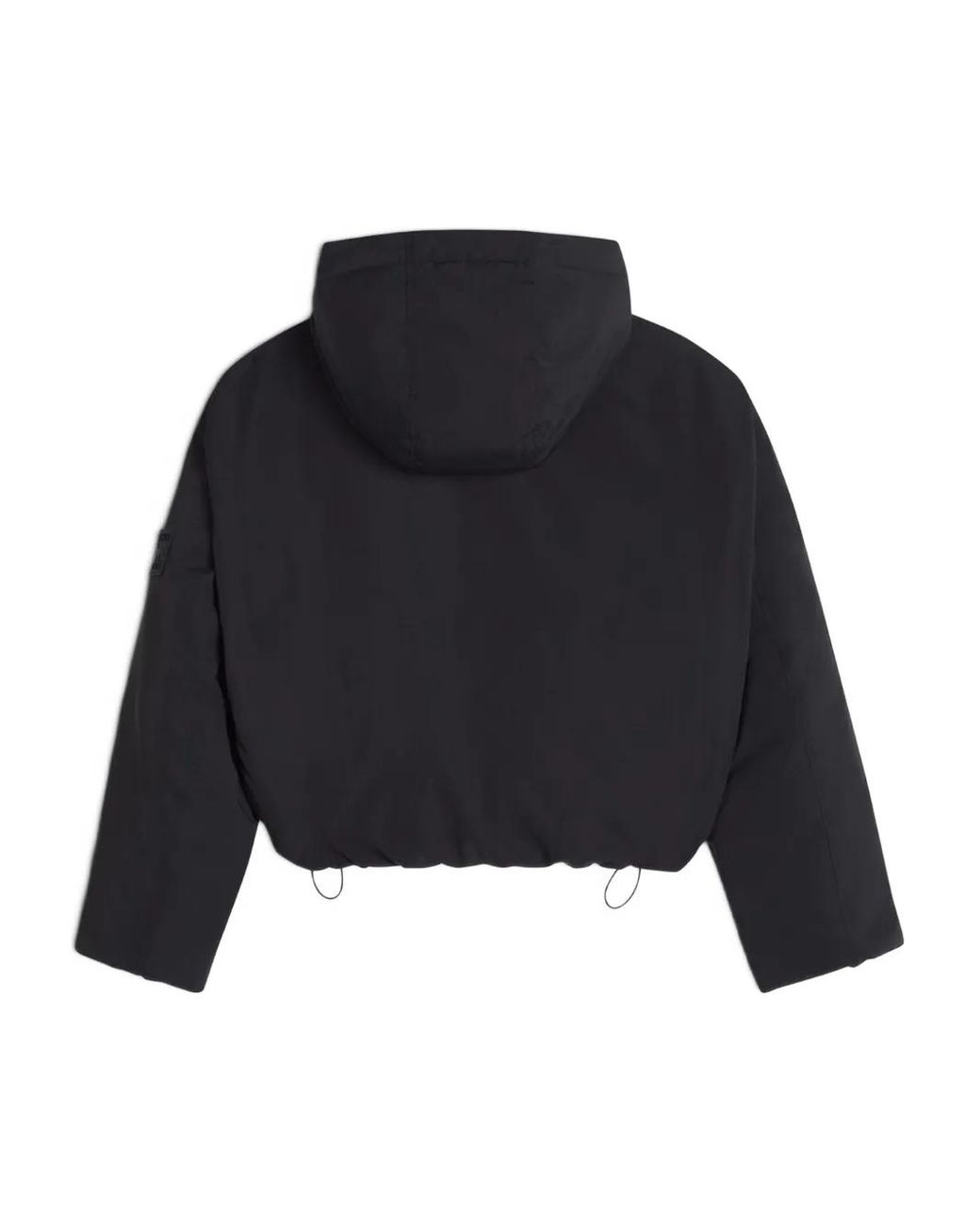 Maison Kitsuné Blue Hooded Zip-Up Puffer Jacket