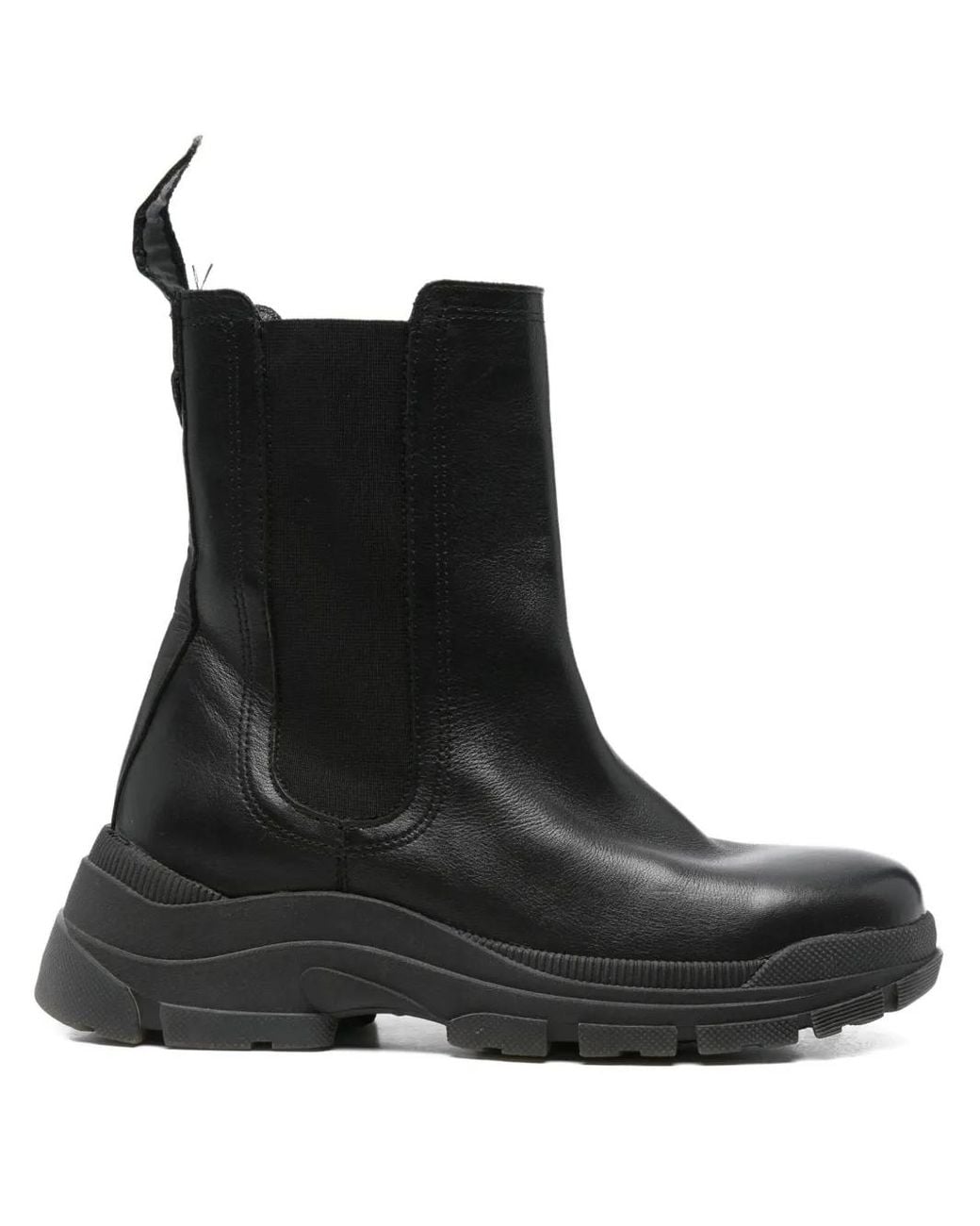 Marc O' Polo Black Leather Chelsea Boots