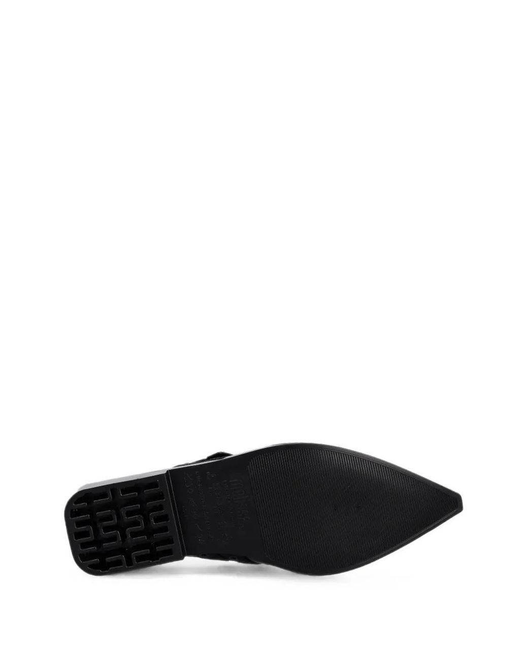 Melissa White Buckle-Fastening Slingback Ballet Flats