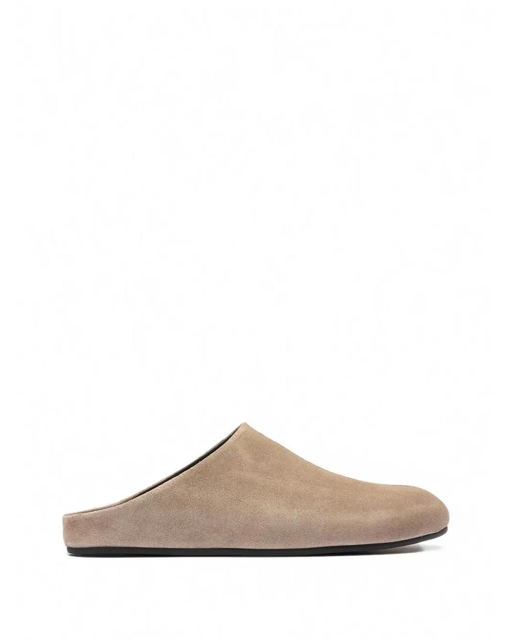 Officine Creative Brown Babouche Suede Mules for men