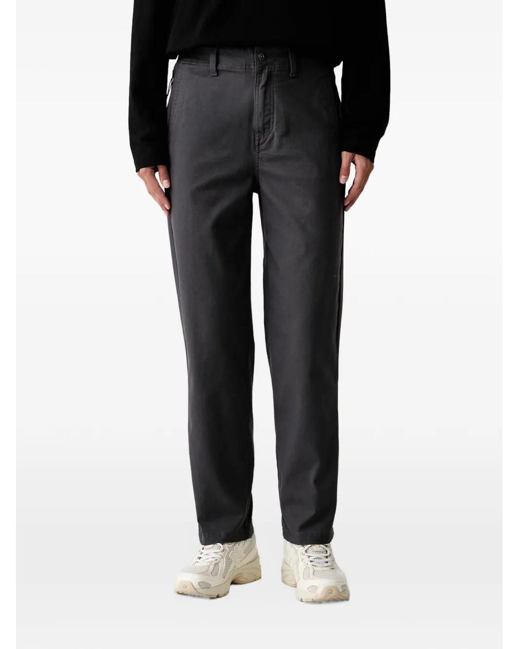 Columbia Black Roc Logo-Patch Straight-Leg Trousers