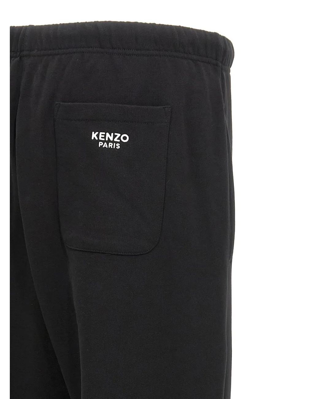 KENZO Black Pop Track Pants for men